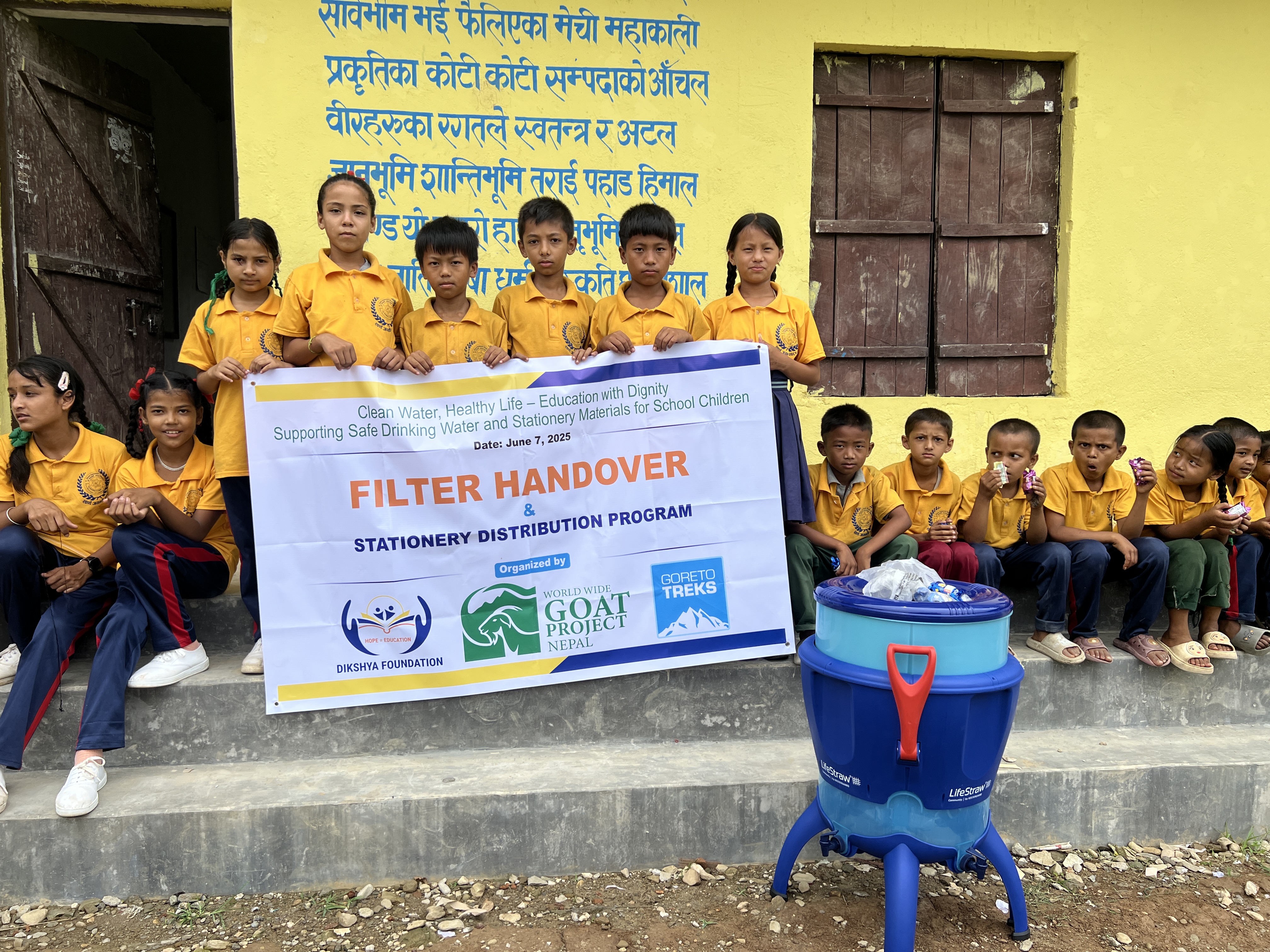 Safe Drinking Water for All: Filter Distribution Initiative Across Nepal